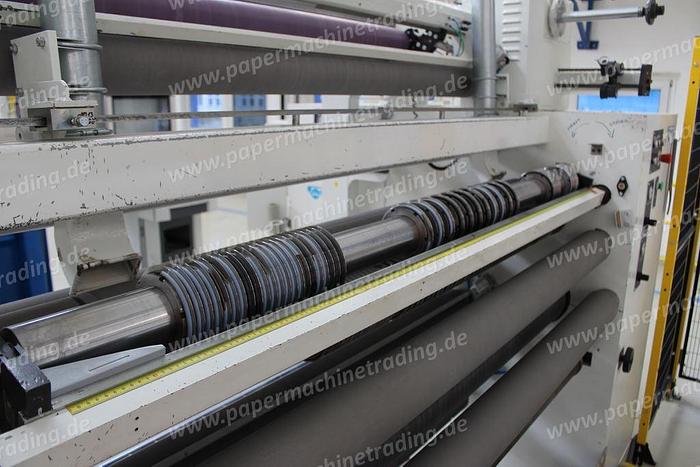 Used (FRW-155) - Slitter Rewinder 1600mm Ashe