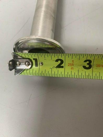 Used Stainless Steel 316L 6.5" Pipe w/ 2" Sanitary Fittings