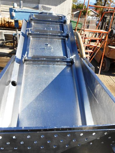 Used Conveyor, Screw, 10" x 7', S/st, Dbl, Incline, #S742038