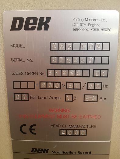 Used 2000 DEK 265 Horizon