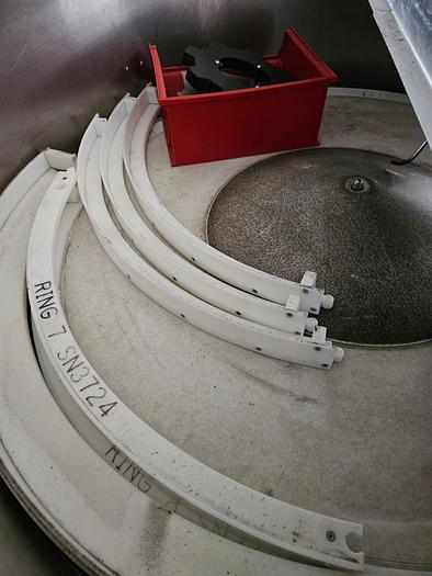 Used BOTTLE UNSCRAMBLER WITH HOPPER ELEVATOR