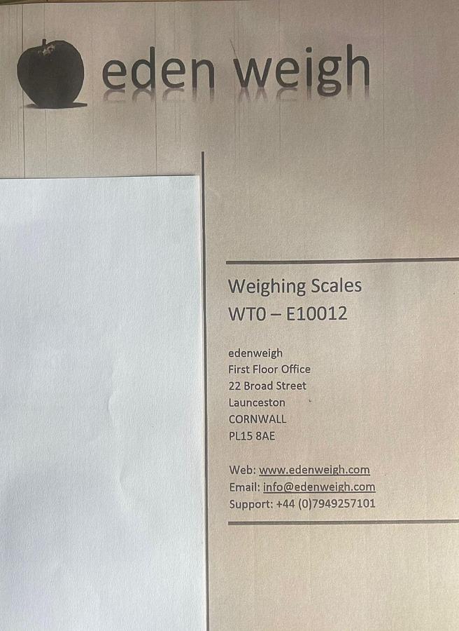 Used TABLE TOP SCALES