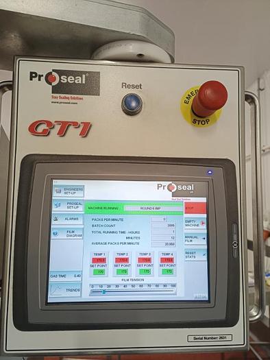 Used 2013 Proseal UK Ltd GT1 inline tray sealer