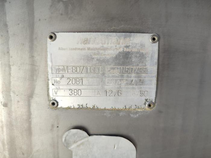 Used HANDTMANN VF80 WITH CLIPPER