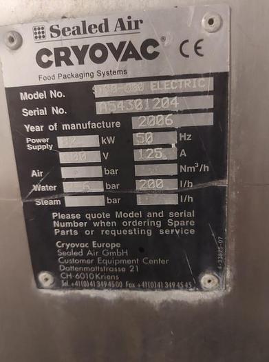 Used CRYOVAC SPRAY TUNNEL