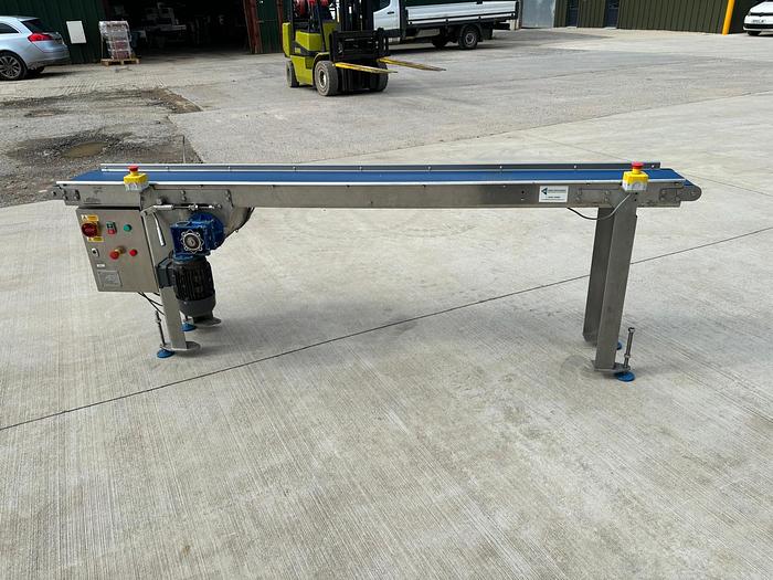 Used NEOPRENE BELT TRANSFER CONVEYOR