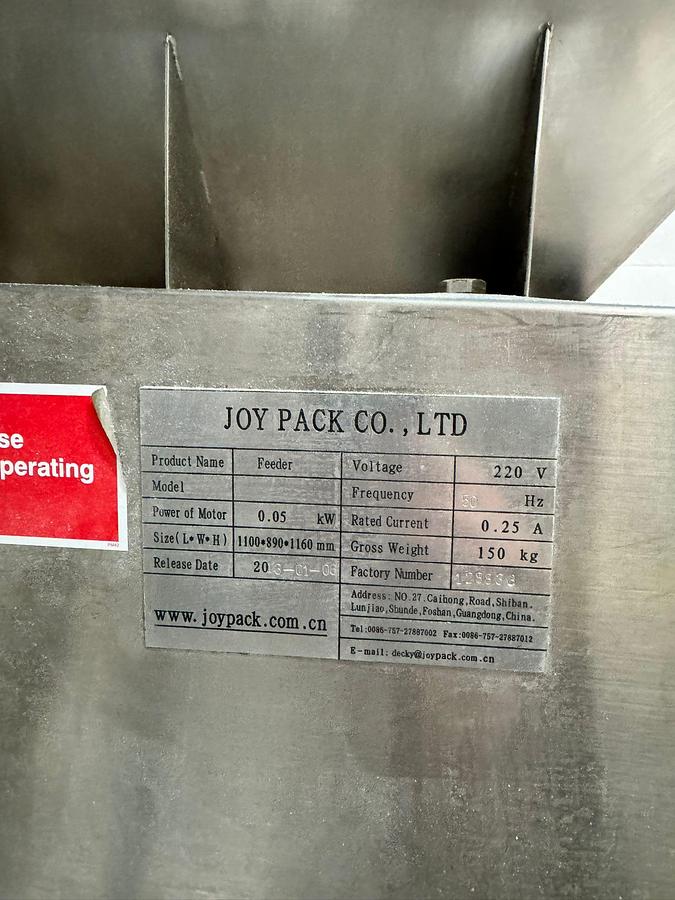 Used WEIGHING AND BAGGING SYSTEM