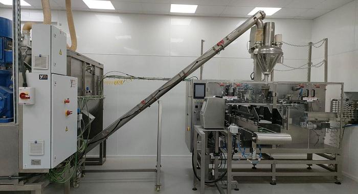 Used YM PACKAGAING GROUP COMPLETE POWDER MIXING SYSTEM 2019