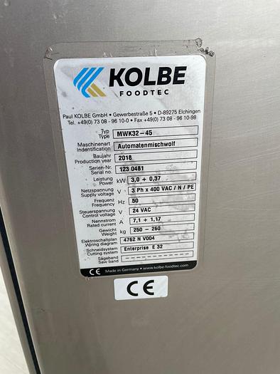 Used 2018 Kolbe  MWK32-45