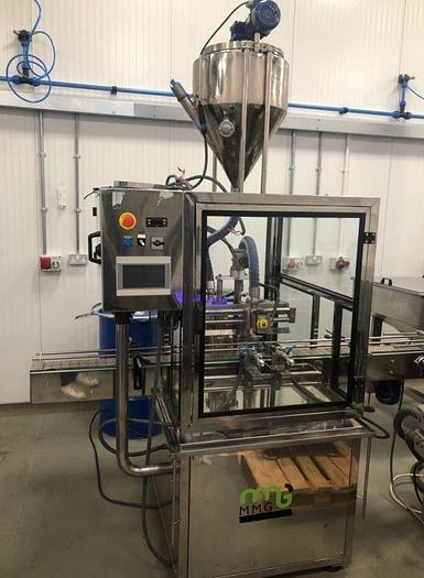 Used JAR/POT FILLER WITH CAPPING MACHINE