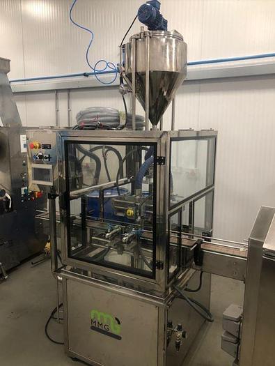 Used JAR/POT FILLER WITH CAPPING MACHINE