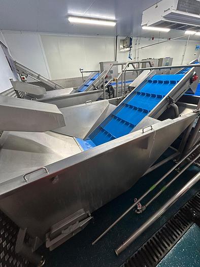 Used COMPLETE VEGETABLE PREPARATION LINE  AGRITECH