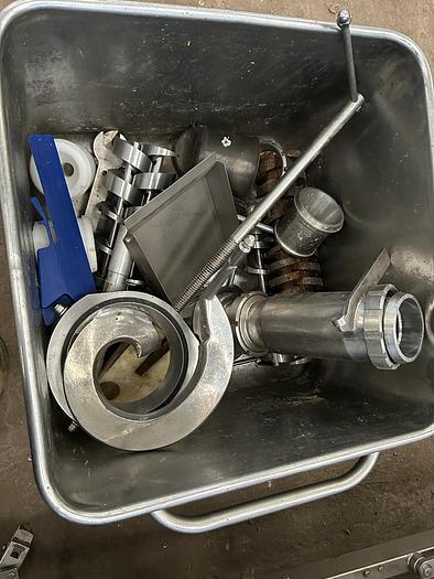 Used Vemag GmbH / Reiser HP 10C vacuum filler with FM250 Forming Machine and SB 260 Shuttle Conveyor