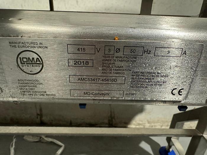 Used LOMA IQ4 METAL DETECTOR