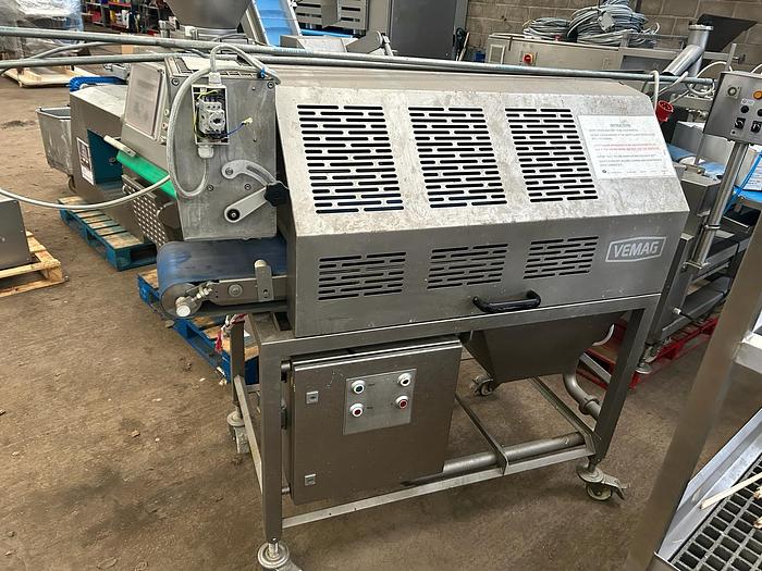 Used Vemag GmbH / Reiser HP 10C vacuum filler with FM250 Forming Machine and SB 260 Shuttle Conveyor