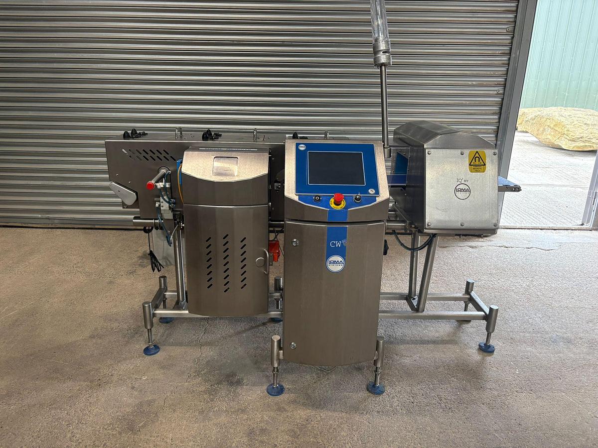 Used LOMA CW3 METAL DETECTOR CHECKWEIGHER COMBINATION UNIT