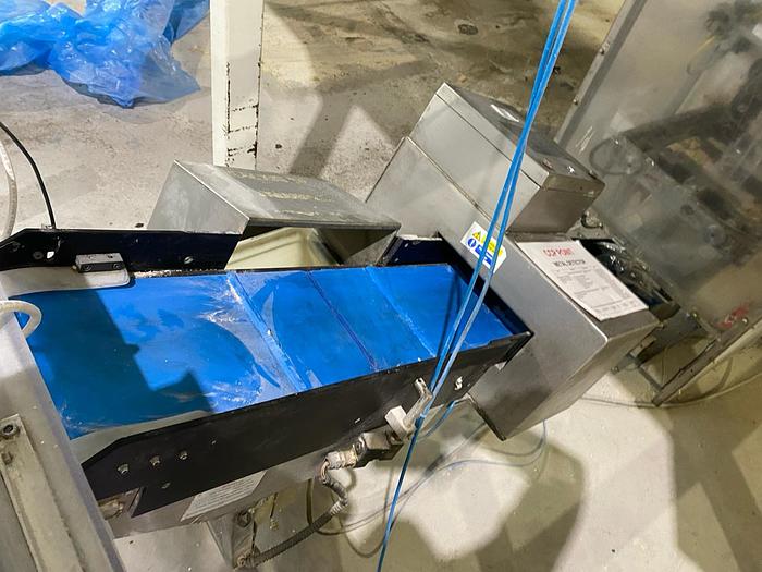 Used Loma Systems metal detector on inclined frame