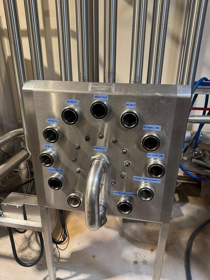 Used Cheese whey processing plant 15,000 litres/hour