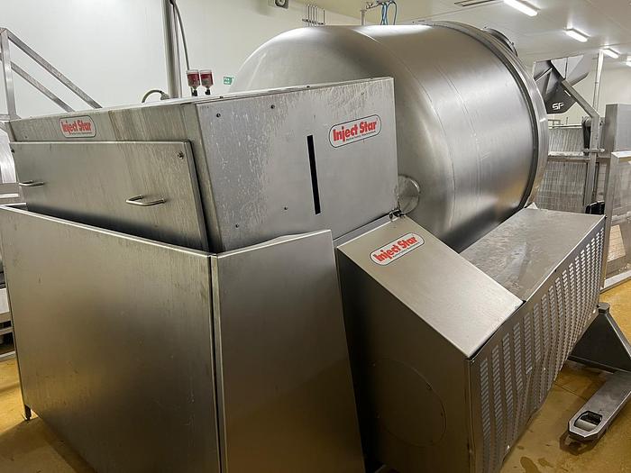 Used INJECSTAR 6000 LITRE VACUUM TUMBLER