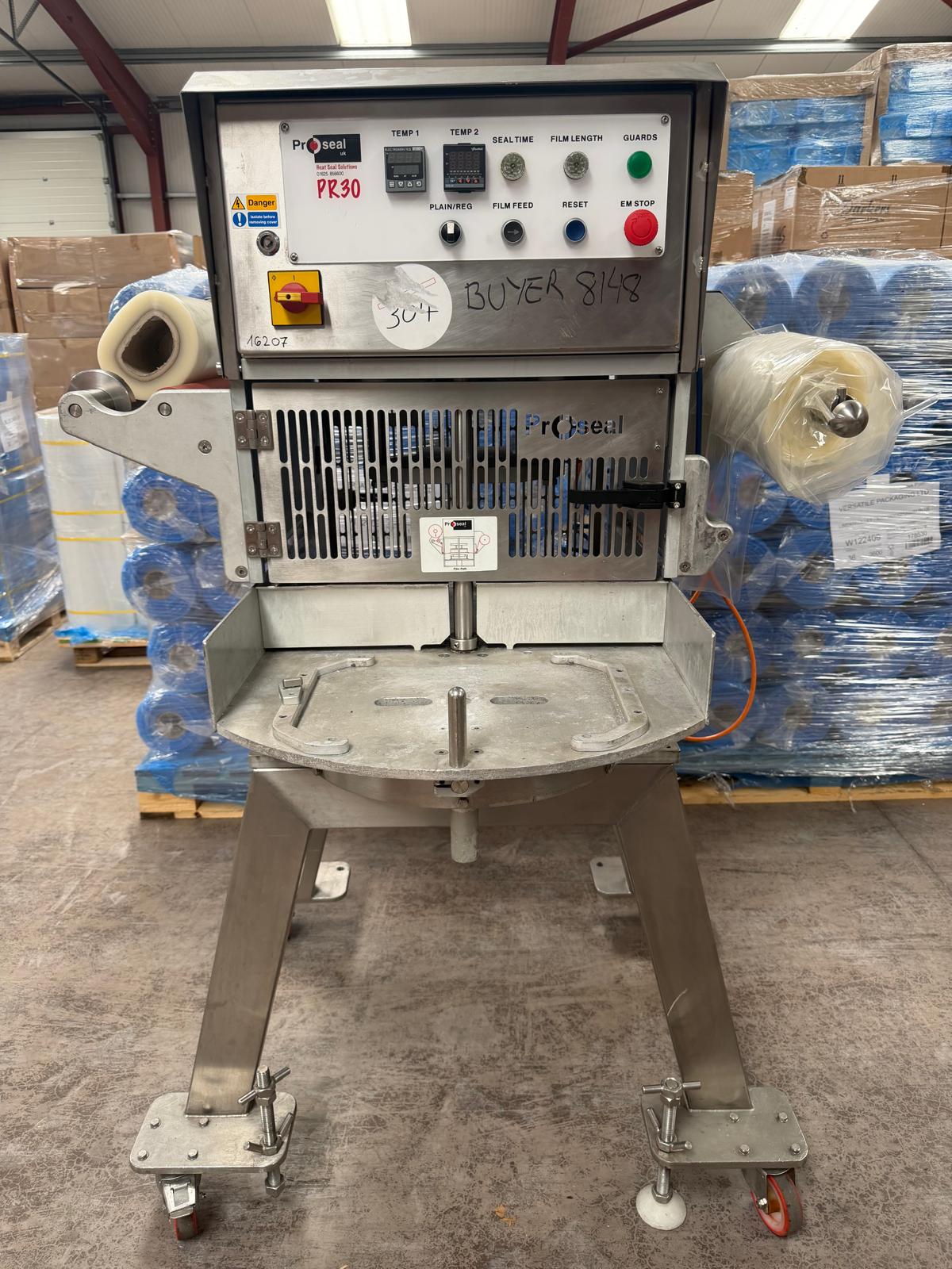 Used PROSEAL ROTARY TRAYSEALER