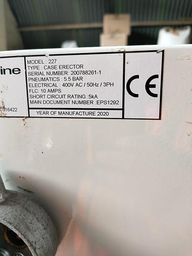 Used ENDOLINE CASE ERECTOR