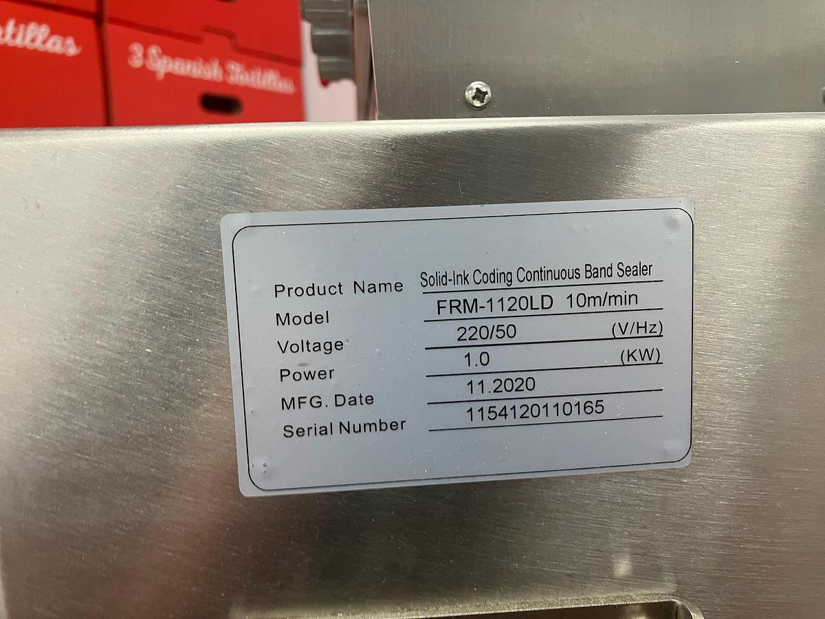 Used FRM Bag Sealer FRM-1120LD