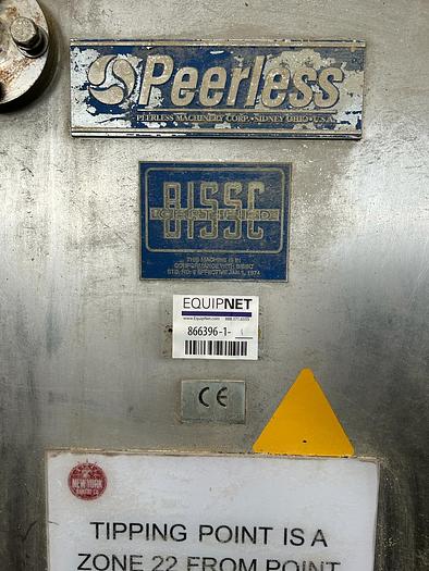 Used Peerless HS13FD roller bar mixer