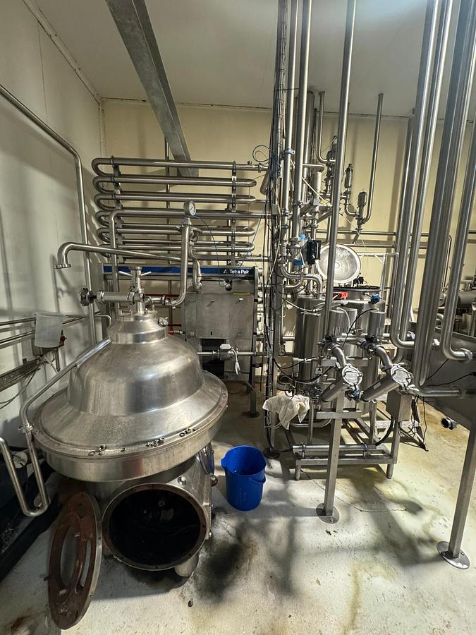 Used Cheese whey processing plant 15,000 litres/hour
