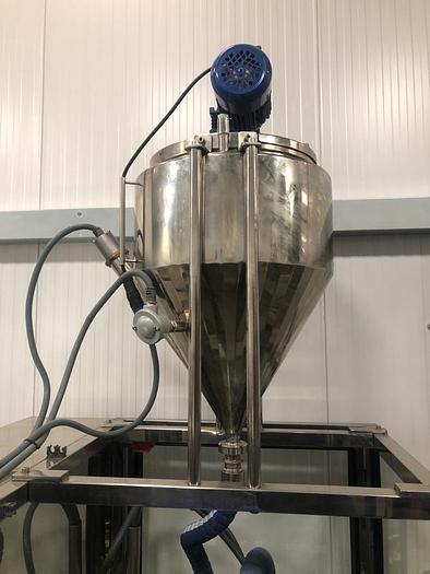 Used JAR/POT FILLER WITH CAPPING MACHINE