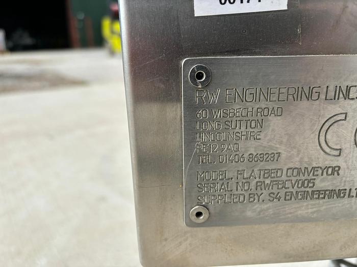 Used NEOPRENE BELT TRANSFER CONVEYOR