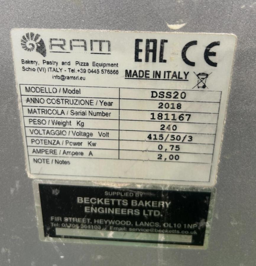 Used Zelaieta Bakery Ciabatta machine