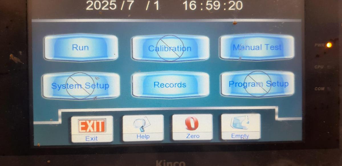 Used WEIGHING AND BAGGING SYSTEM