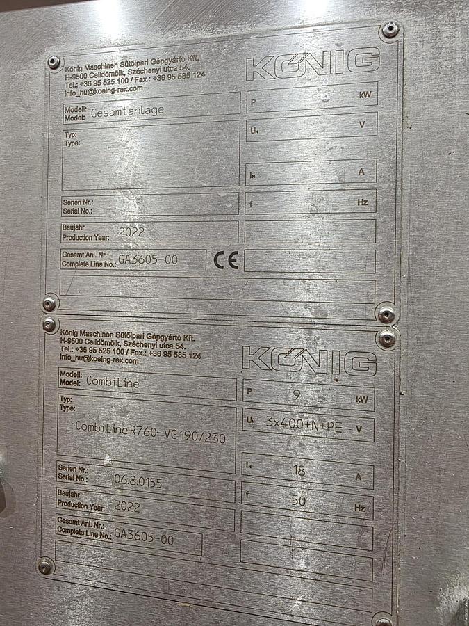 Used KONIG ROLL PLANT