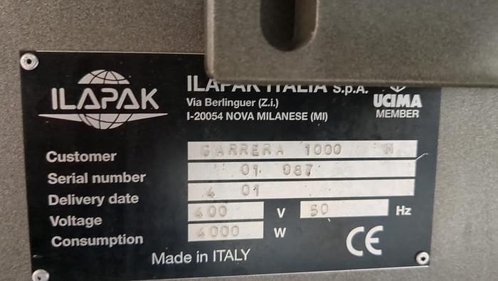 Used ILAPAK FLOWRAPPER