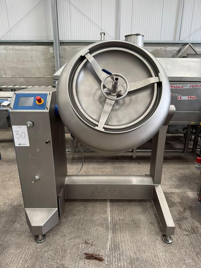 Used 2019 N&N nadratowski  MV-300 tilting vacuum tumbler.