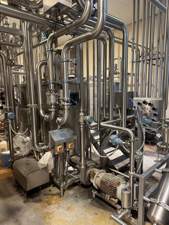 Used Cheese whey processing plant 15,000 litres/hour