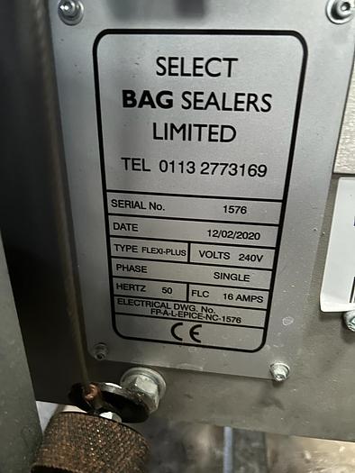 Used 2020 Select Bag Sealers Ltd FLEXI-PLUS bag sealer with coder