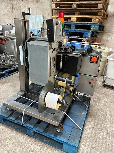 Used Bluhm Weber Group Legi-Air 5300-TB label printing and application system
