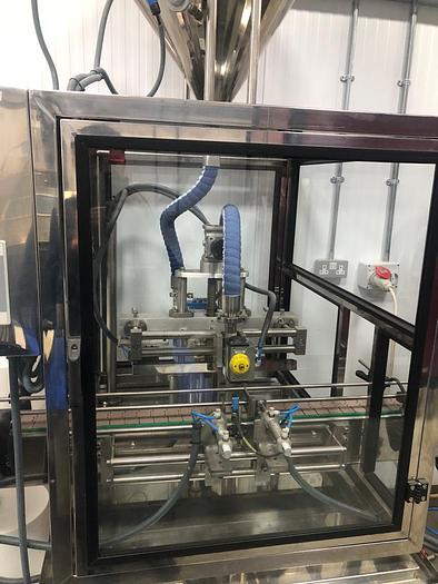 Used JAR/POT FILLER WITH CAPPING MACHINE