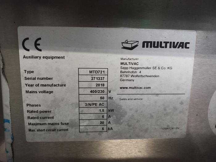 Used MULTIVAC DENESTERS