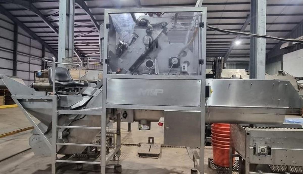 Used M&P Engineering Full Onion Peeling Line