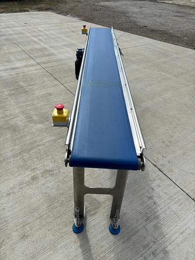 Used NEOPRENE BELT TRANSFER CONVEYOR