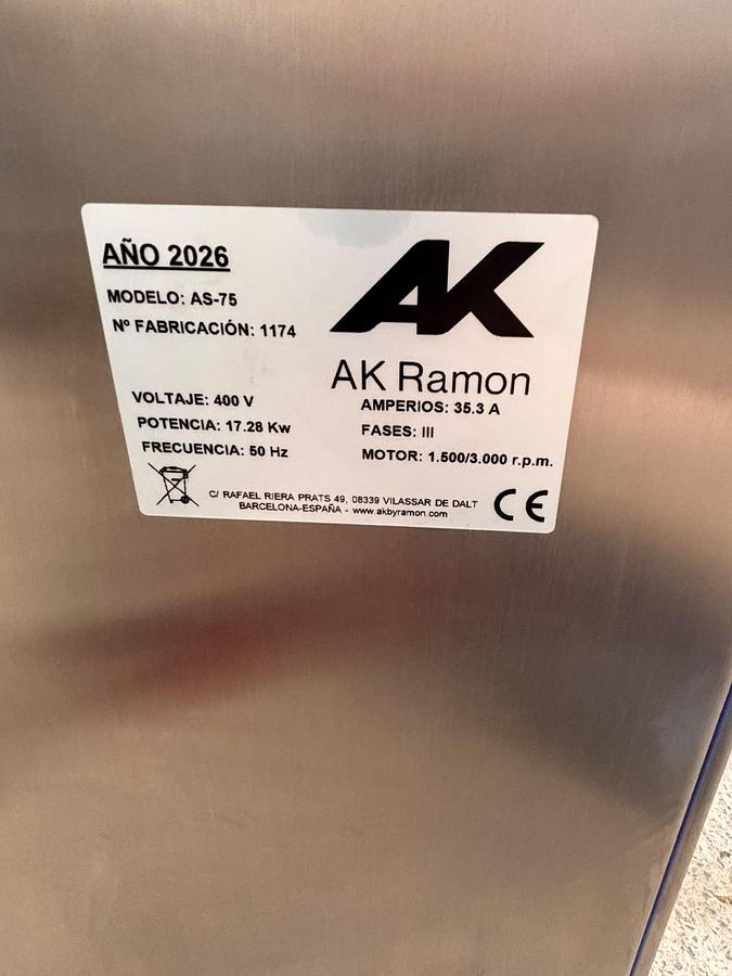 A K Ramon 75 litre bowl cutter. Model AS-75