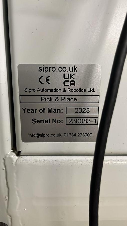 Used 2023 SIPRO  Pick and place cell