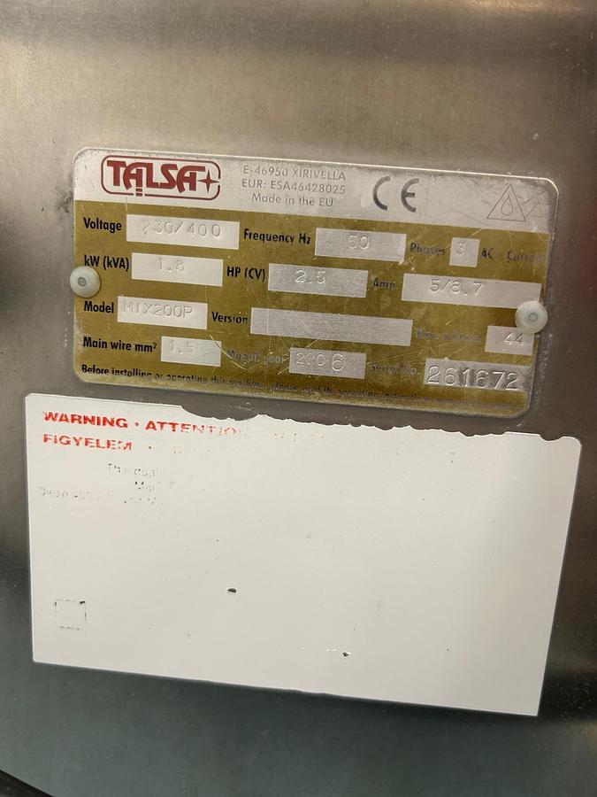 Used TALSA MIXER