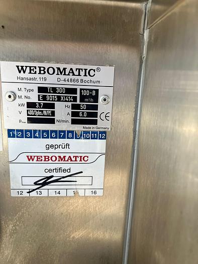 Used 2015 Webomatic GmbH Webomatic TL 300 tray sealer with MAP / gas flush