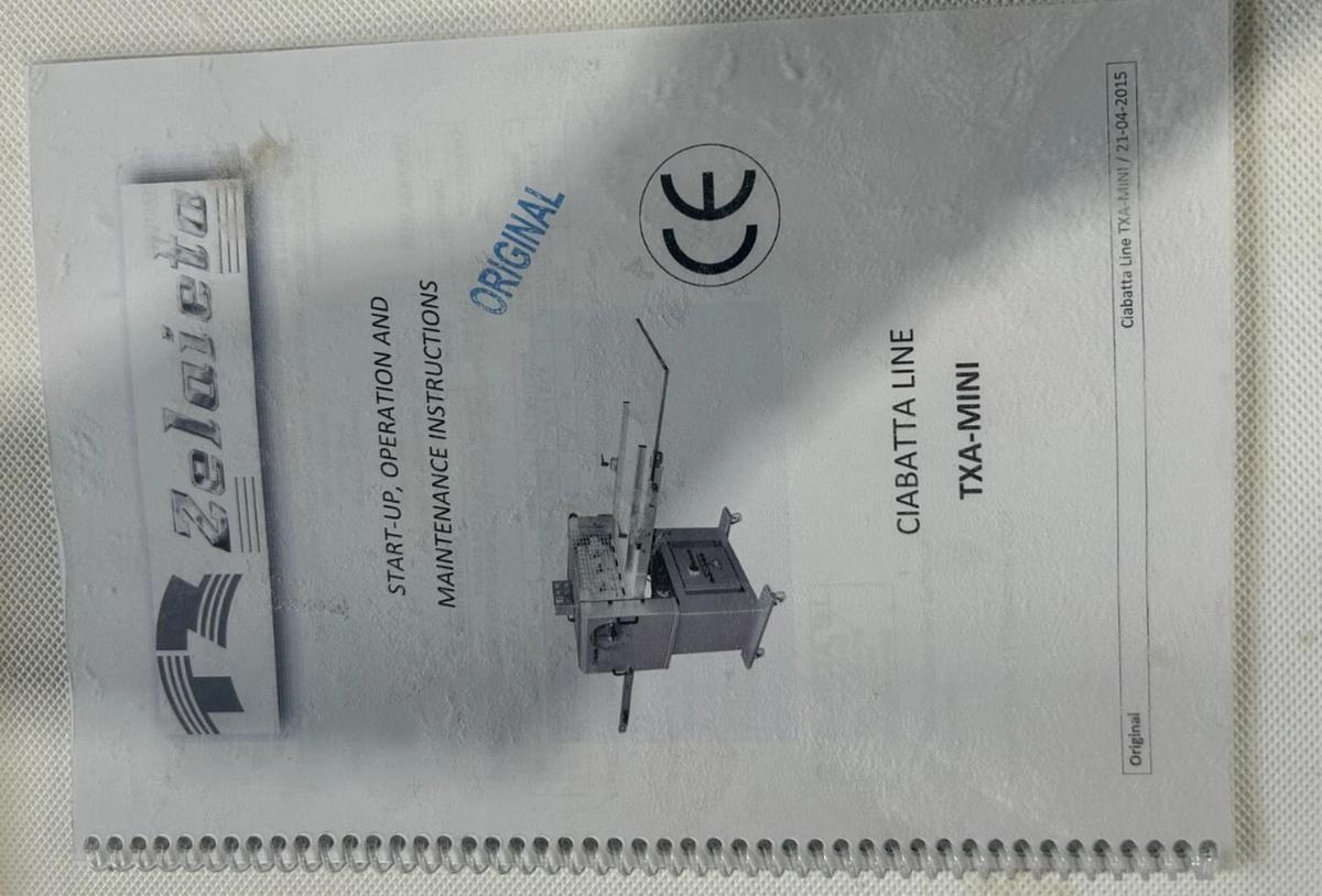 Used Zelaieta Bakery Ciabatta machine