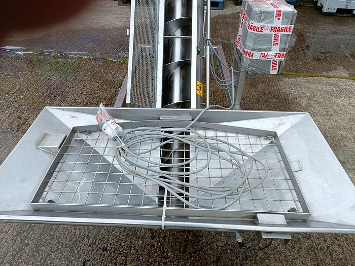 Used stainless steel screw elevator