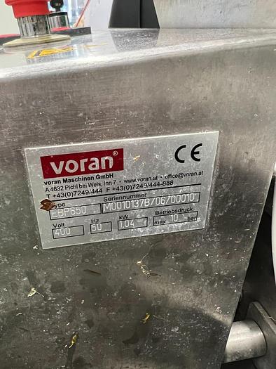 Used 2018 Voran  EBP 650 belt press