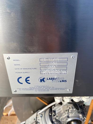 2021 IC Labelling Systems ET 12/01 wrap-around labeller